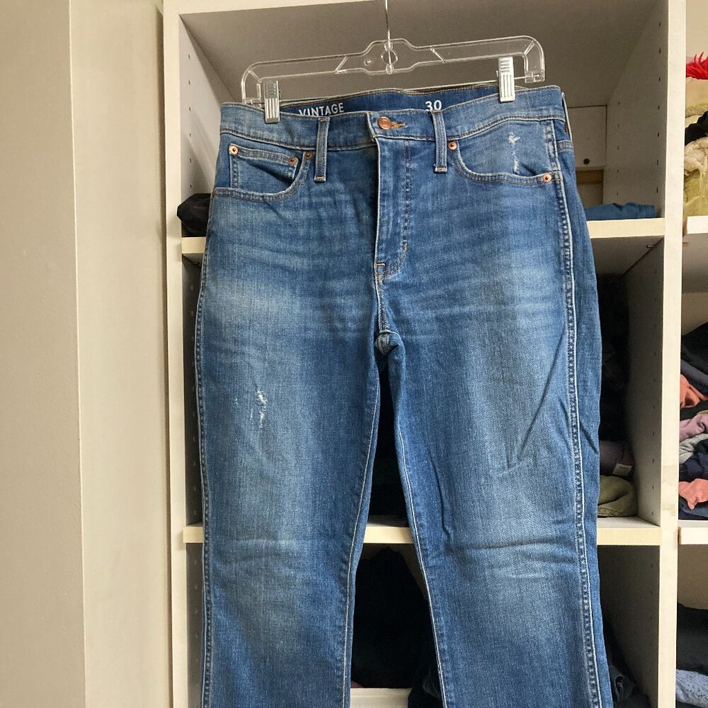 J Crew Vintage Slim Straight jeans.